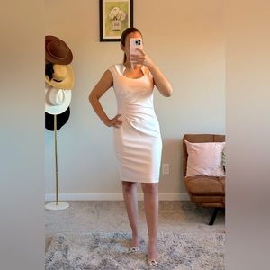 Calvin Klein Pale Pink Midi Dress